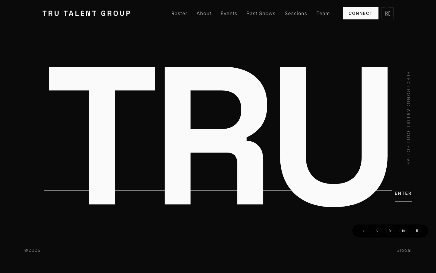 Tru Talent Group homepage